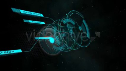 futuristic vision logo string - After Effects Template