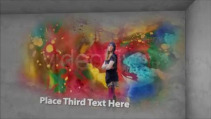 3D Titles On 3D Space - After Effects Template