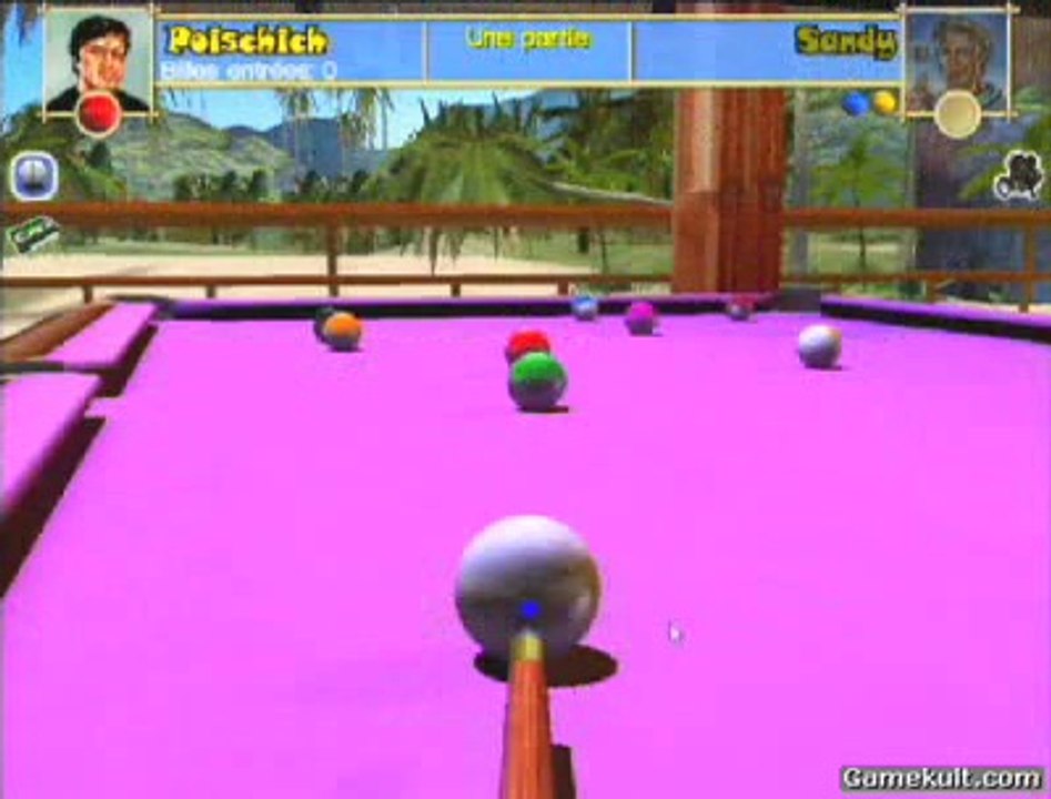 Pool Paradise - Les différentes caméras