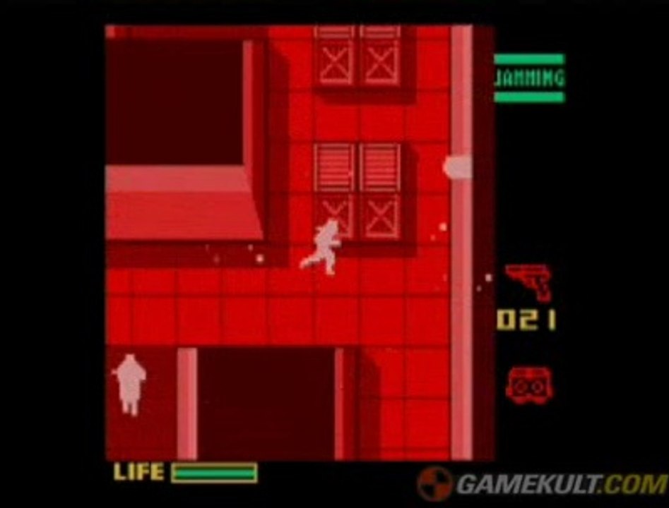 Metal Gear Solid - Snake voit rouge
