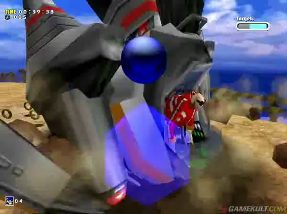 Sonic Adventure DX : Director's Cut - Sonic se met en boule