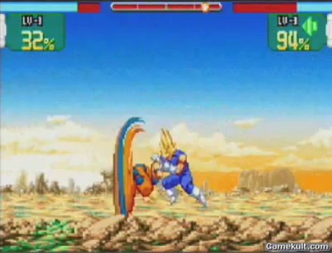 Dragon Ball Z Supersonic Warriors - Sangoku vs Majin Vegeta
