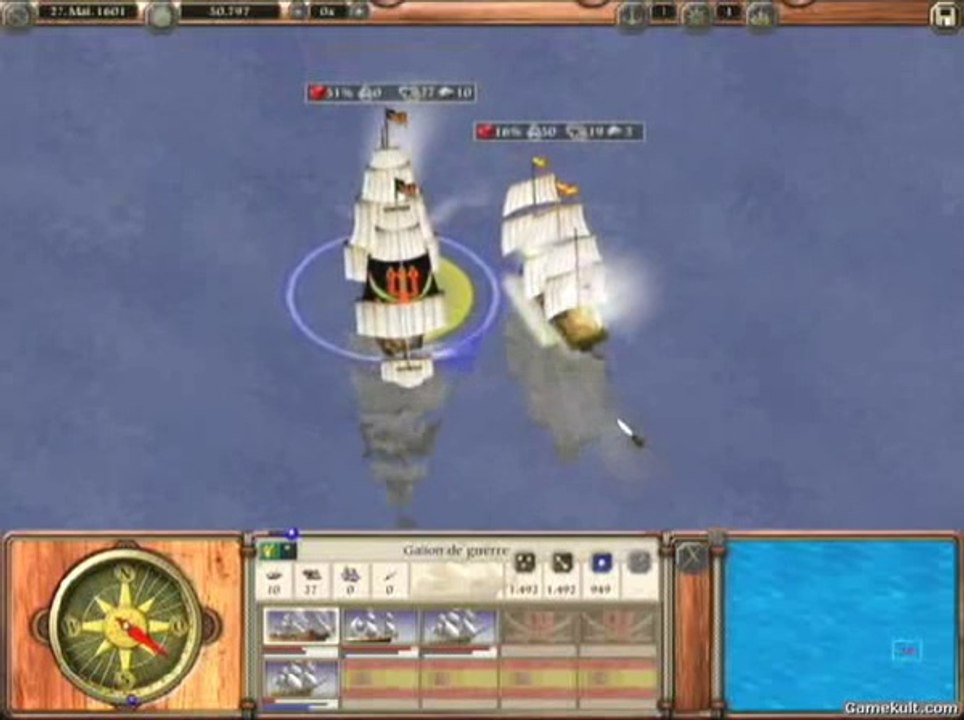 Port Royale 2 - Bataille navale