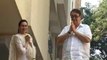 Saif Ali Khan and Kareena Kapoor greet the media after their Registered Marriage