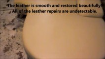 Cat Scratch Repair on Leather Furniture