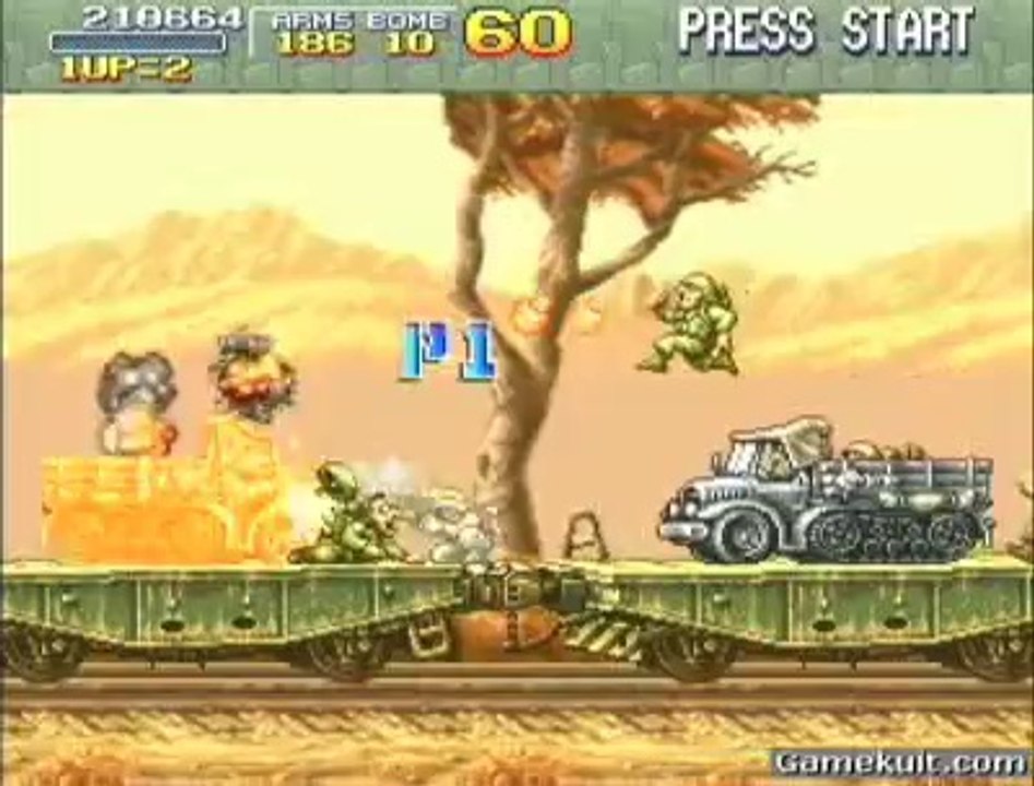 Metal Slug X - Le train