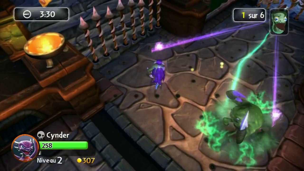 Skylanders Giants - Cynder sauve la fête des zombies.