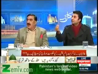 Hot debate between PTI's Murad Saeed vs ANP's Shahi Sayed