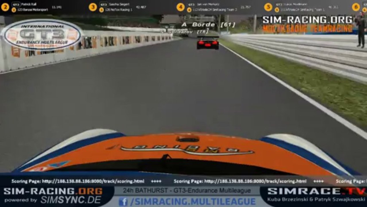 24h Bathurst Part 3 Split 1 - GT3 Endurance Multileague PL