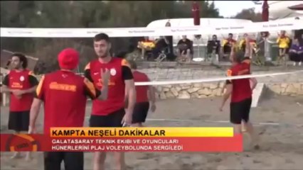 G.Saray kampında neşeli anlar