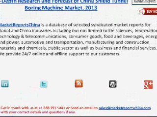 Shield Tunnel Boring Machine Industry in China