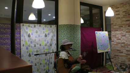 てくてくTV　☆願叶アート展イベント★アコースティックライブ＆ライブペイントへ行く　前半