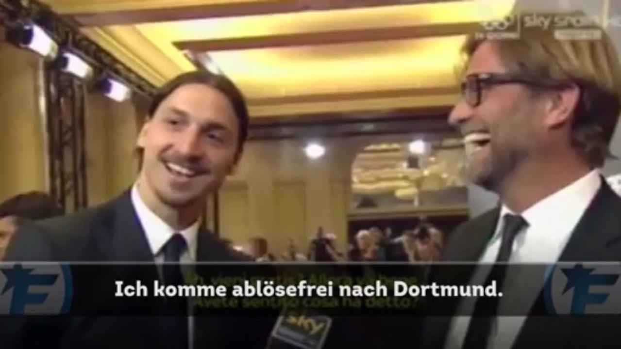 Zlatan bringt sich beim BVB ins Spiel