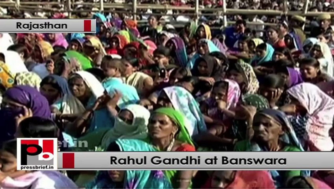 Rahul Gandhi: BJP doesn’t hold the hand of poor