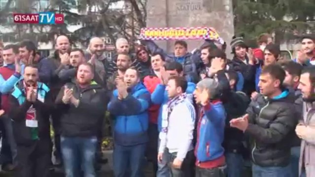 Trabzon'da taraftar 6222 yasasına tepkili