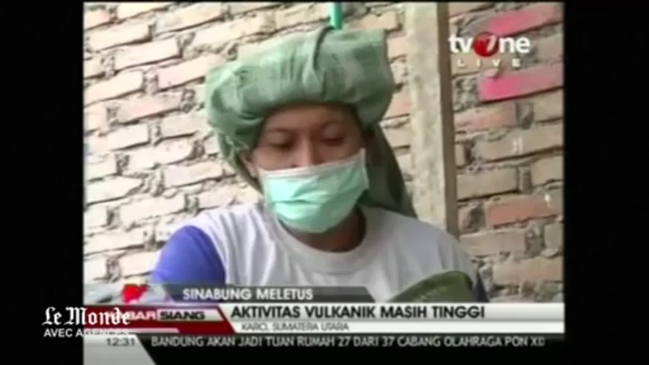 En Indonésie, nouvelles éruptions du Sinabung
