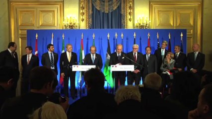 Syrie - Rencontre ministérielle des onze pays du "Core Group" (Paris, 12 janvier 2014)