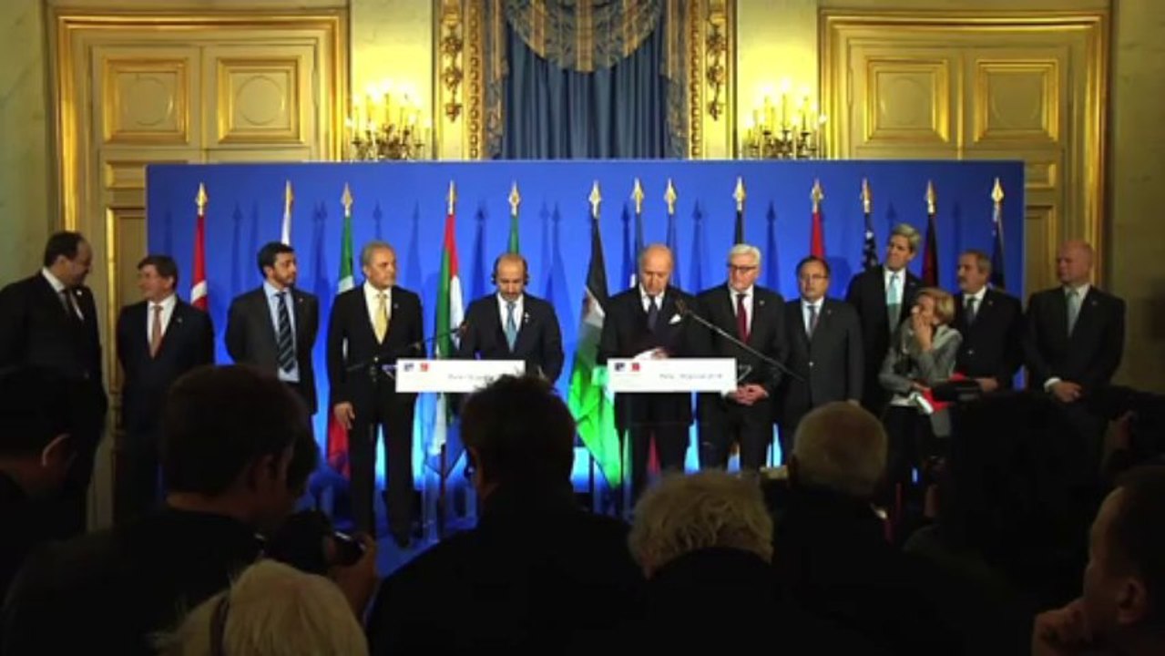 Syrie - Rencontre ministérielle des onze pays du "Core Group" (Paris, 12 janvier 2014)