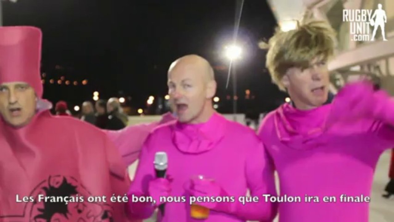 ITW suporters après RC Toulon-Cardiff