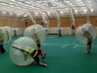 Футбол в шарах набирает популярность