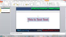 Effective PowerPoint Presentations - How To Add Text To PowerPoint 5