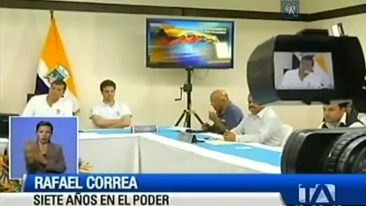 Rafael Correa siete años en el poder, Ecuador