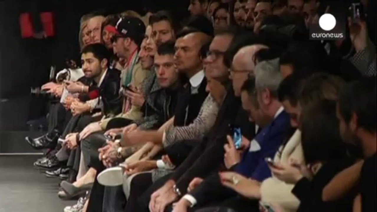 Men in touch with their feminine side at Milan Fashion Week