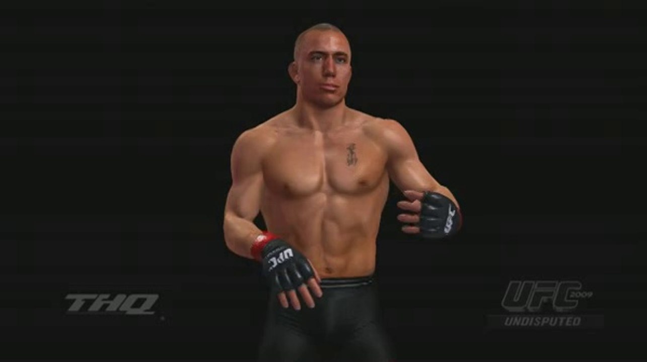 UFC 2009 Undisputed - George Saint-Pierre warm up
