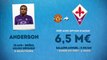 Officiel : Anderson rejoint la Fiorentina en prêt !