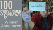100 Subscriber Giveaway - Winner Announced