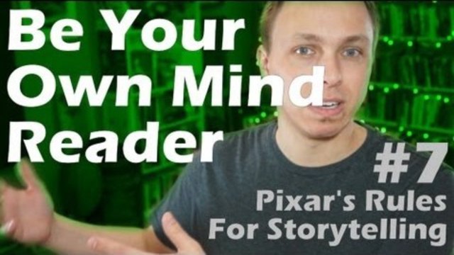 Pixar's Rules for Storytelling 7 - Come up with your ending before you figure out your middle.