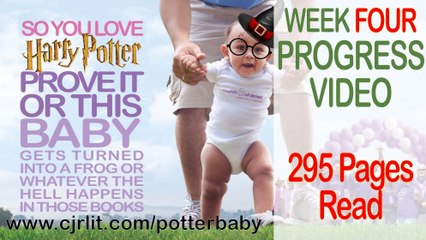 Week Four of Reading Harry Potter for Babies