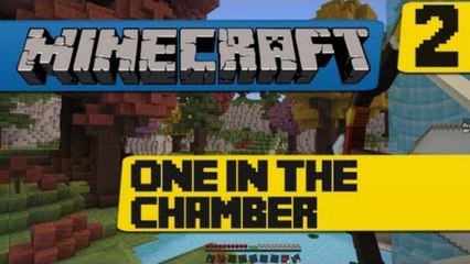 Minecraft Mini-Game: ONE IN THE CHAMBER!! CUBE WORLD??!?