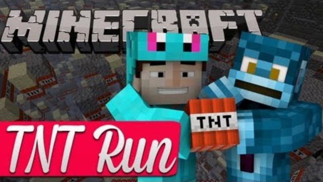 Minecraft Mini-Game : TNT RUN!! - MONKEY BUSINESS!!!