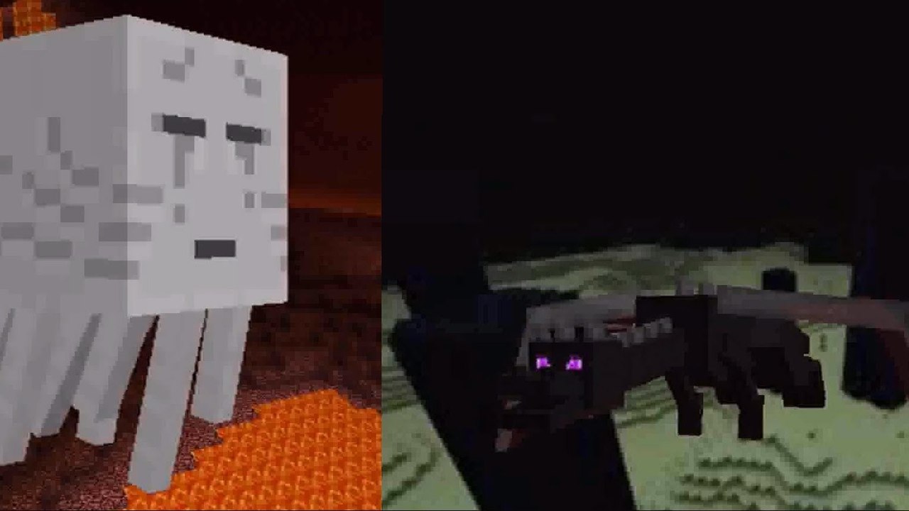 Epic Rap Battles of Minecraft - Ghast vs Enderdragon - Epic Rap Battles of Minecraft #14