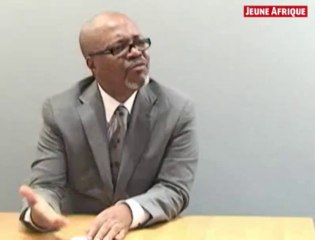 André Mba Obame, secrétaire exécutif de l'Union nationale du Gabon