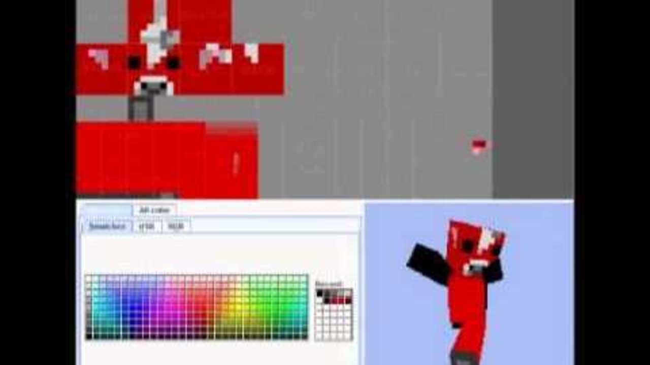 Minecraft - Skin Timelapse #3 - MOOSHROOM