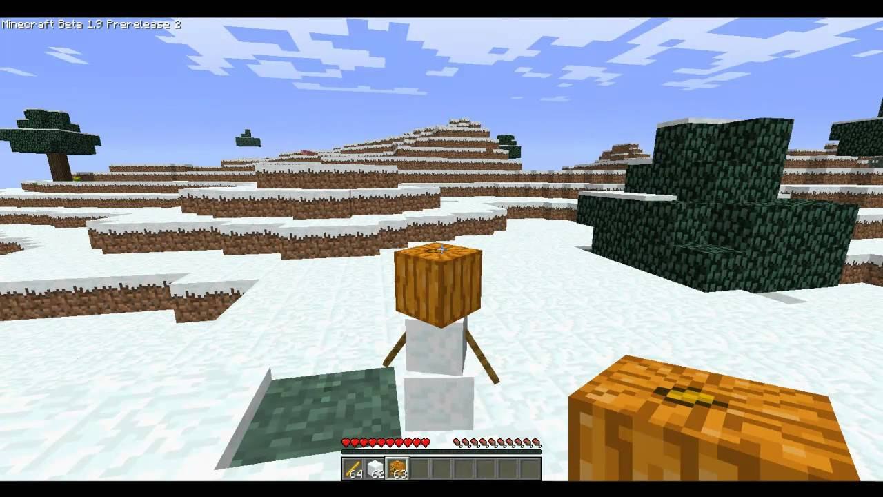 Minecraft - 1.9 pre-release 2!!!! Snow golems and potions, was Notch high?