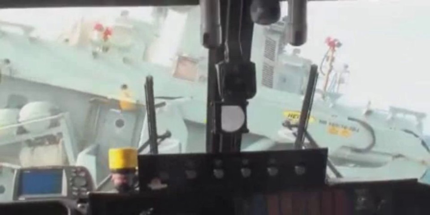 PC BOAT IN HEAVY SEAS....