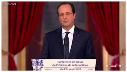 La conférence de presse de Hollande en moins de 3 minutes