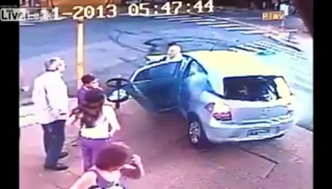 Exident CCTV Footage