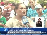 Fieles esperan la llegada de la Divina Pastora a la Catedral de Barquisimeto