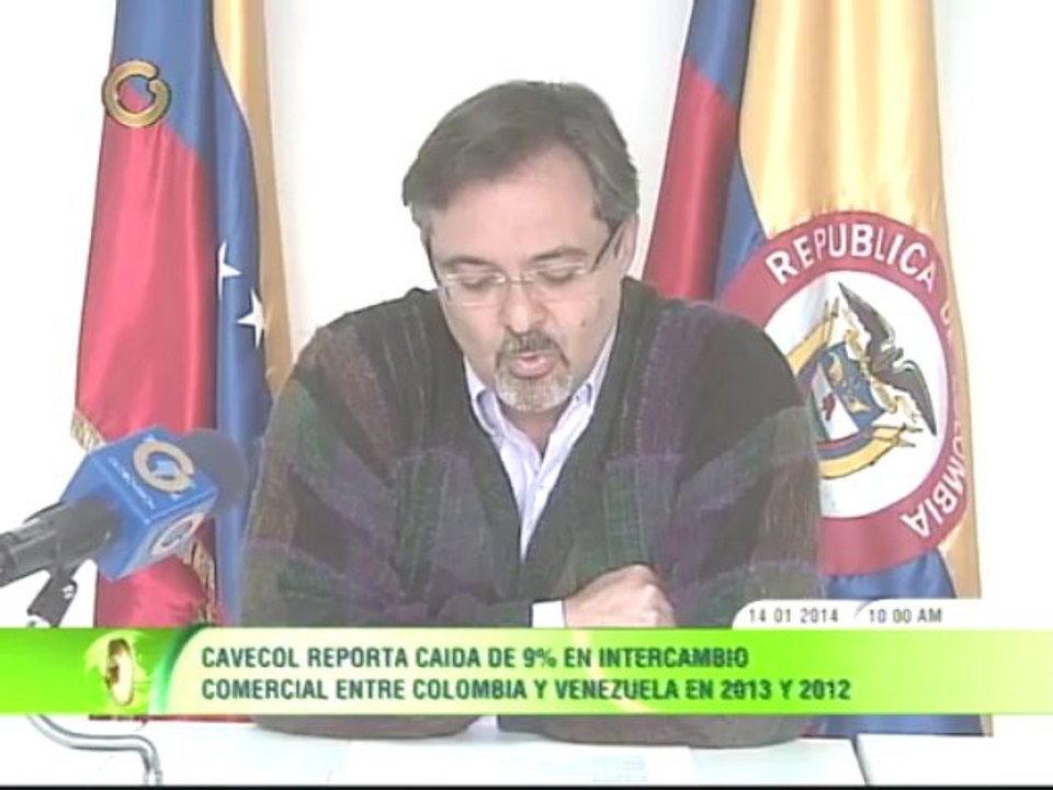 Exportaciones e importaciones con Colombia cayeron, según Cavecol