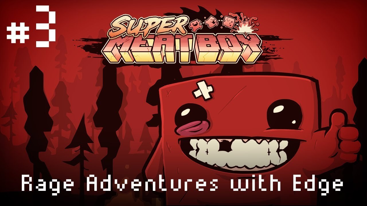 Edge Plays :: Super Meat Boy! :: #3 C.H.A.D is so cute..