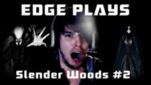 SCARY GAMES?! New Slender Woods w/ Facecam Part 2!