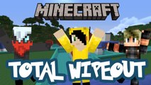 MINECRAFT TOTAL WIPEOUT :: Parkour with Friends!