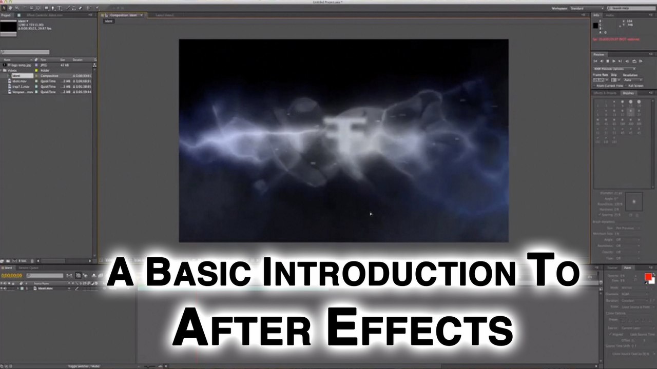 A Basic Introduction to Adobe After Effects