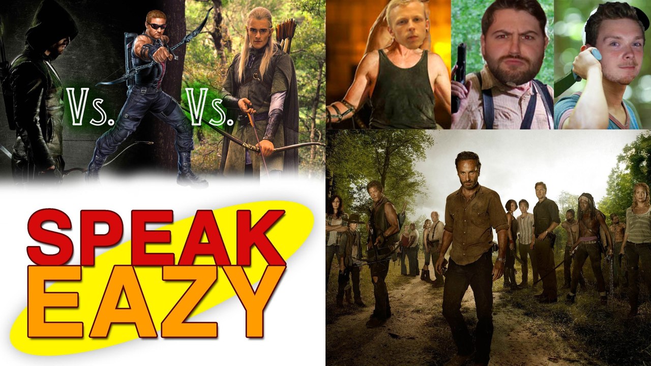 Green Arrow vs. Hawkeye vs. Legolas / The Walking Dead: Who Are We? (Speak Eazy: Ep 4)