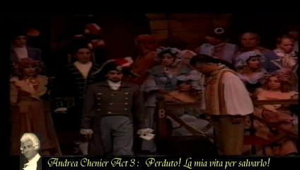 Andrea Chenier Act 3 :  Perduto! La mia vita per salvarlo! - Ankara State Opera and Ballet