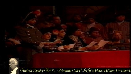 Andrea Chenier Act 3 : Mamma Cadet! ..Si,fui soldato..Udiamo i testimoni!  - Ankara State Opera and Ballet